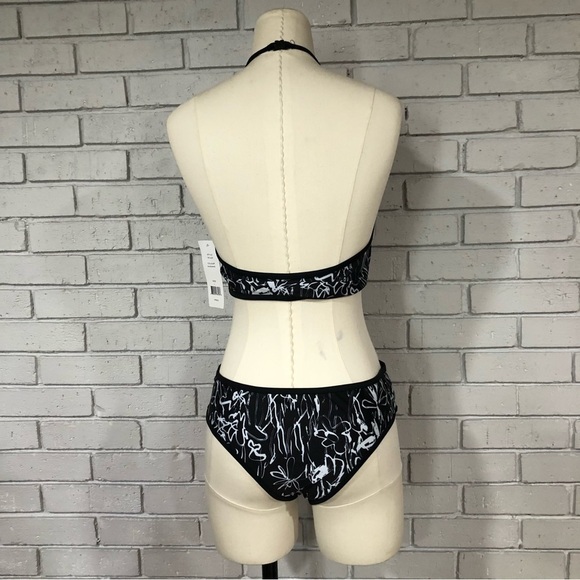 French Connection Women’s Black and White Bikini Print - Picture 4 of 8